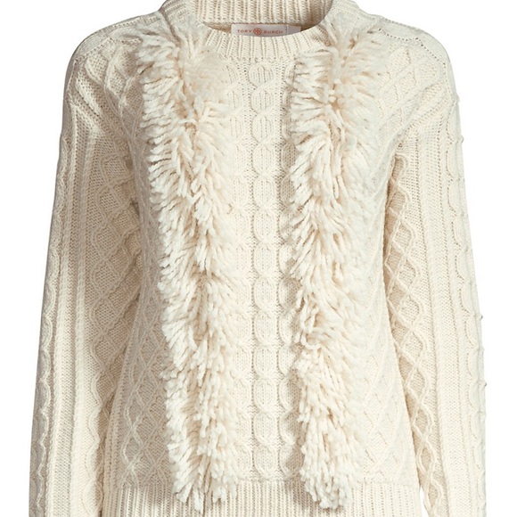 NWT Tory Sport Fringe Sweater - Picture 4 of 5
